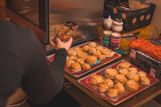 London Traditional English Scone Making and Tea Workshop - Mixing the dough without overworking it