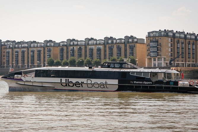 London: Uber Boat - Single Journey River Thames Cruise - Seating, Views, and Onboard Services