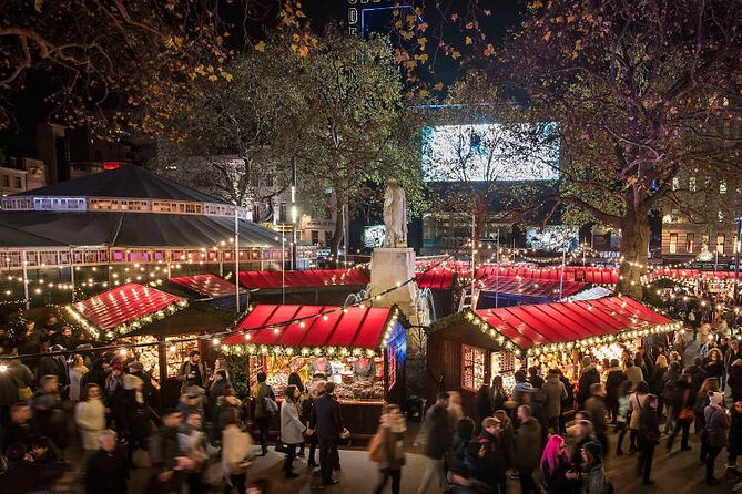 Magical London Christmas Lights Walking Tour with a Londoner - Covent Garden begins with classic London charm