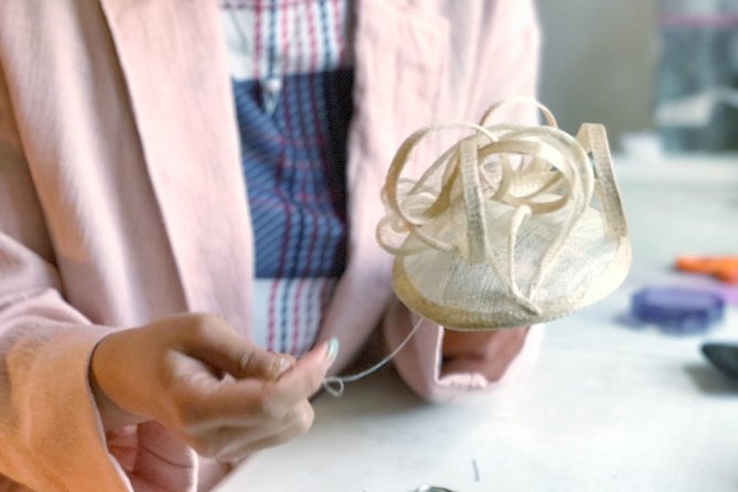 Make a Fascinator Hat with a Designer in London - A useful London activity for a rainy day