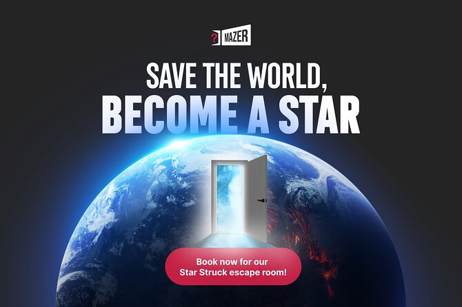 One-hour Private Star Struck Escape Room Gaming in London - The Star Struck story in the year 2220
