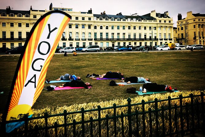 Outdoor Yoga Class at Brighton's Sea front - Thursday evening on Hove Lawns