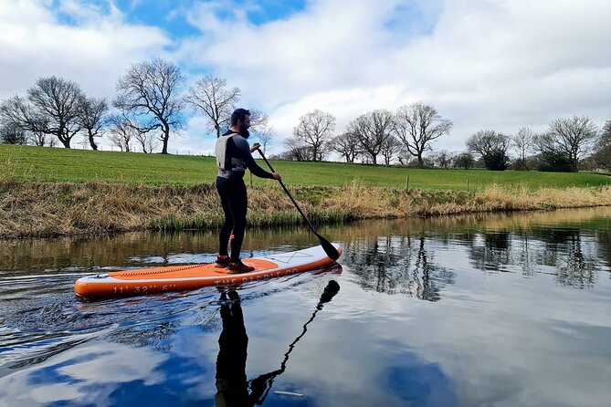 Paddle Boarding on Derwent Water - Getting suited up with the right equipment