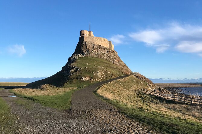 Pilgrims' Path walk across the sands to Holy Island - Reaching Holy Island and Lindisfarne Priory