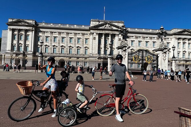 Private Family Bike Tour of London, fun for all ages! - Getting fitted at Tally Ho