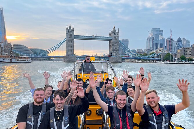 PRIVATE HIRE SPEEDBOAT 'TOWER RIB BLAST' - 20 minutes from Tower Millennium Pier - Canary Wharf and the turn back