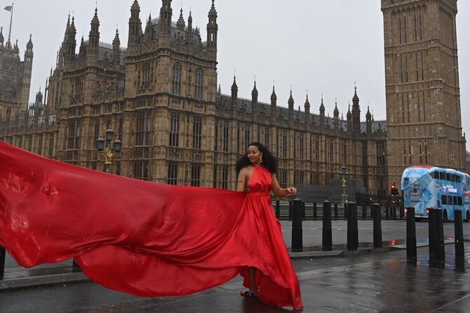 Private Photography of Flying Dress Africa - What this London flying dress photoshoot is really about