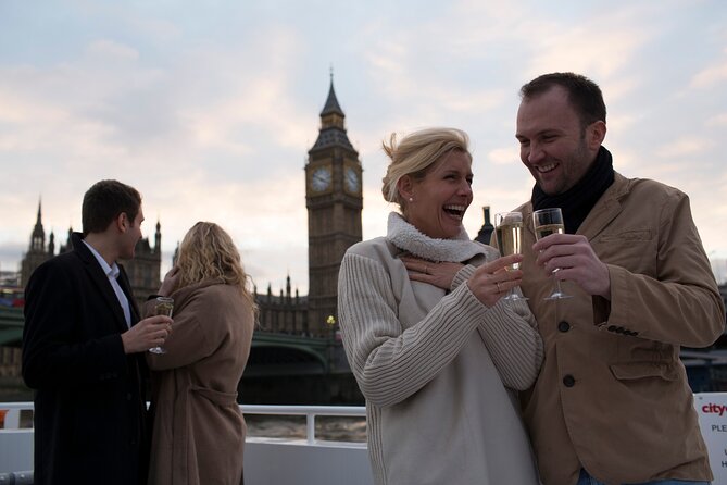 River Thames Evening Cruise with Sparkling wine and Canapés - Westminster, Big Ben, and the London Eye