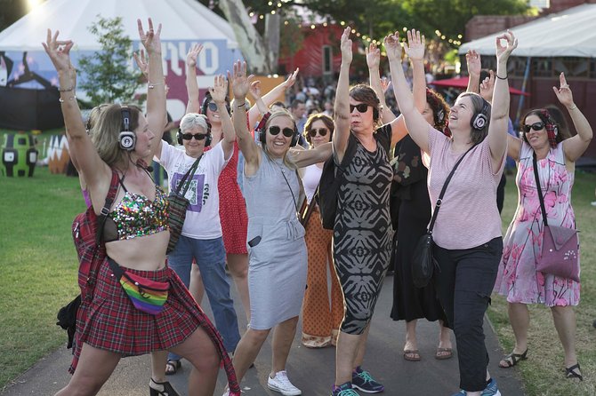 Silent Disco Walking Tours West End Boogie Shoes - Group size, energy, and physical effort
