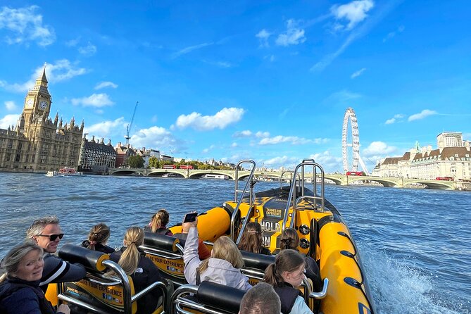 Speedboat Sightseeing: Embankment OR Westminster Pier -45 Minutes - How to fit the ride into your London day