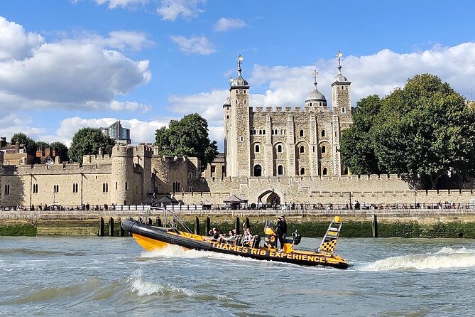 Speedboat 'Tower RIB Blast' from Tower Millennium Pier - 20 minutes - Tower Bridge from the water