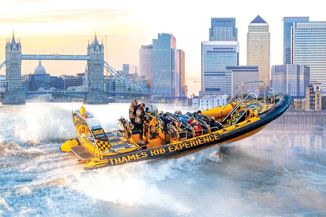 Speedboat 'Tower RIB Blast' from Tower Millennium Pier - 20 minutes - What the 20-minute RIB ride feels like
