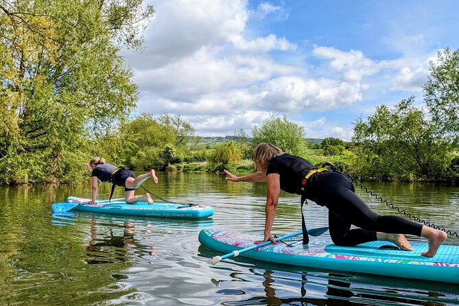 Stand-up Paddleboard SUP Safari on The River Avon For Beginners - Stop 2: Paddling the River Avon