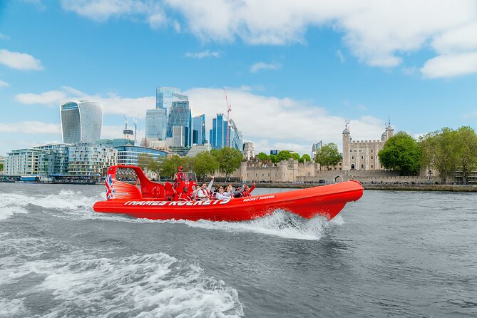 Thames High-Speed Zone Speedboat in London - London sightseeing with the throttle open