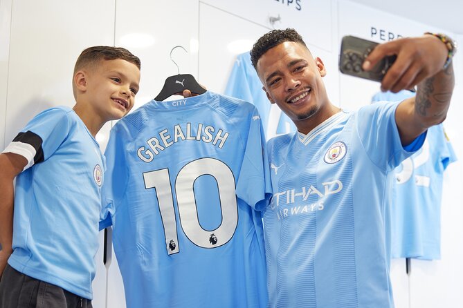 The Manchester City Stadium Tour - The Tunnel Club and first-team preparation areas