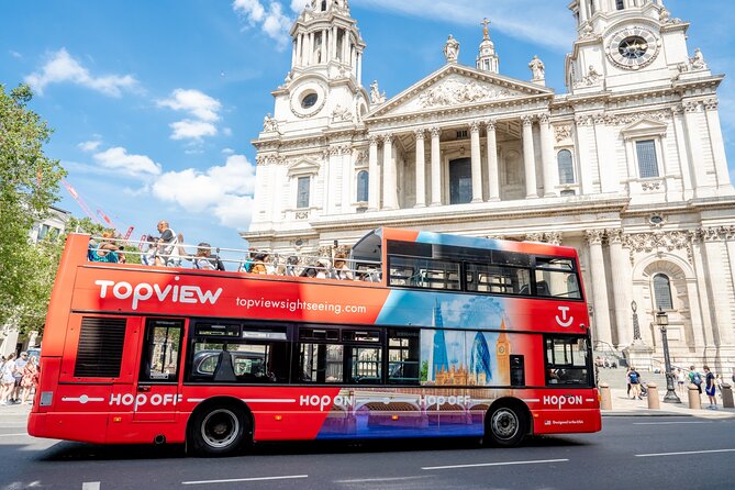 TopView® 48 Hr Hop on Hop off Bus Tour with River Cruise & Walks - Start at Marble Arch for an easy orientation