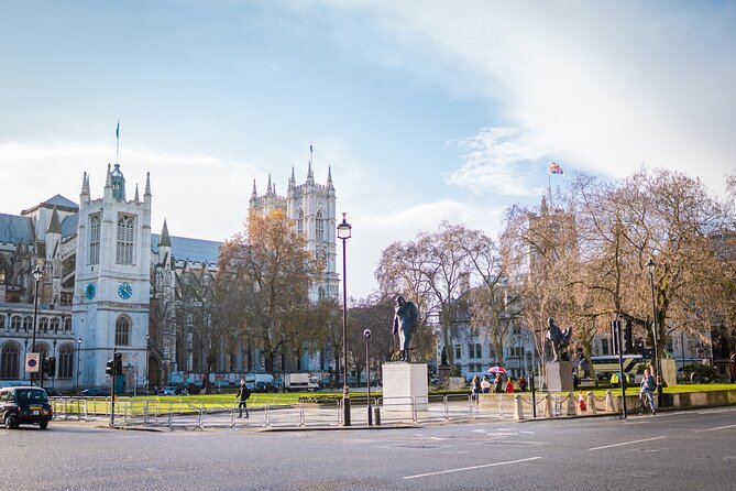 Winston Churchill & London in World War II Walking Tour - Parliament Square and Westminster Abbey from outside