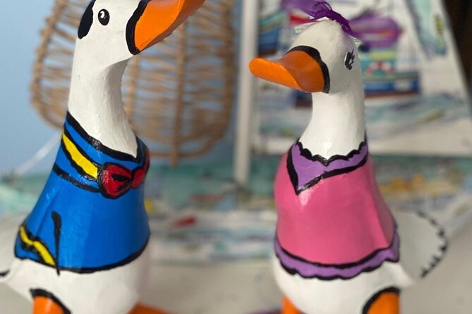 Wooden Duck Painting or Pottery Painting-Take item home same day - What the £10 Reservation Really Includes