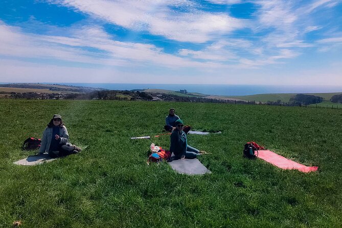 Yoga & Soundbath in Nature near Brighton - Walking Through Sussex Countryside